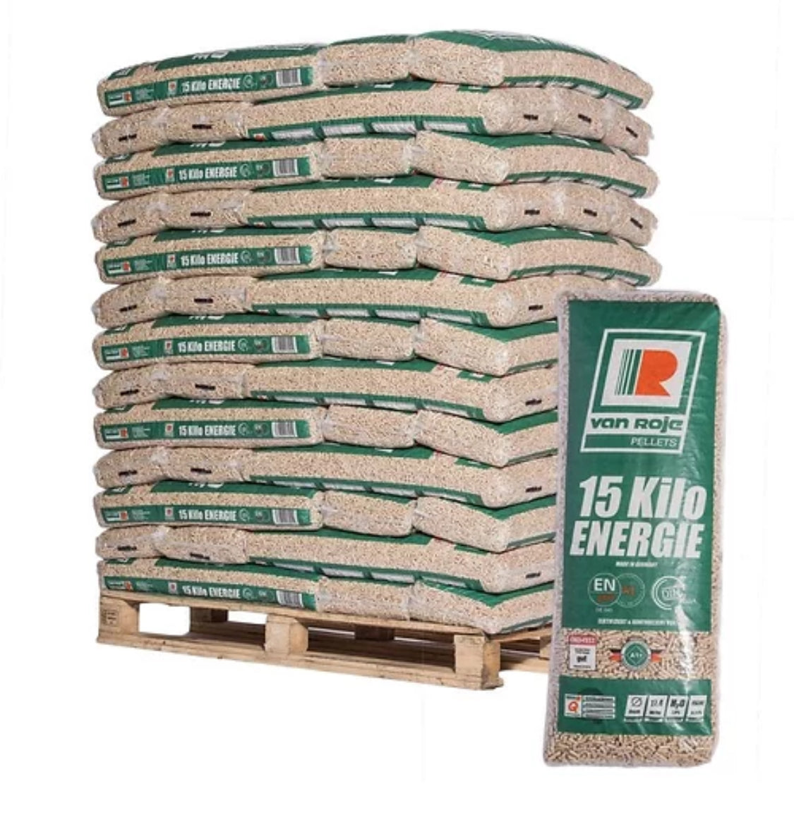 Pellet Van Roje – Palette de 65 sacs de 15 kg
