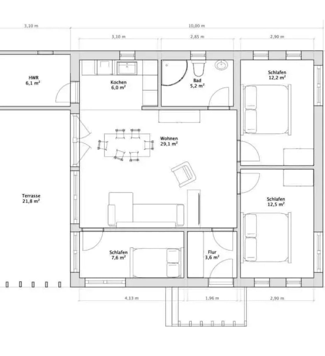 Chalet préfabriqué K-Home-M-80 disponible dès maintenant