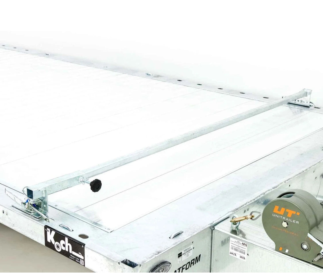 Remorque porte-voitures Temared CARLU 4521-S, plancher aluminium, 215 x 450 cm, 3,5 t - Neuve