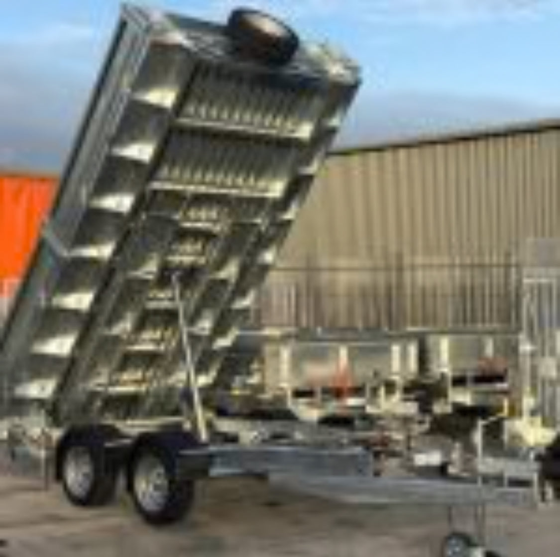 Remorque benne triaxiale Saris K3 406 x 204, 3500 kg
