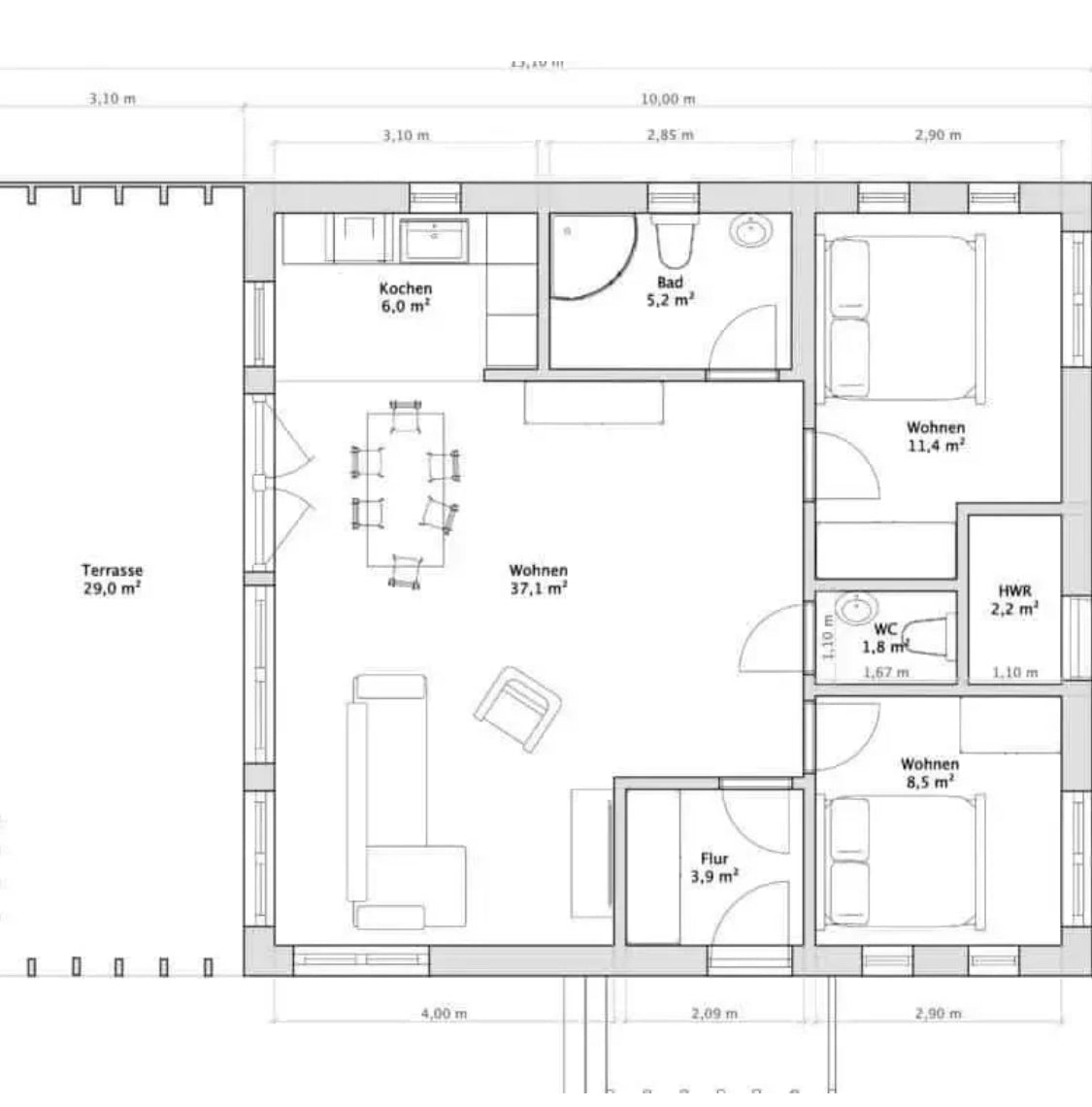 Chalet préfabriqué K-Home-M-80 disponible dès maintenant