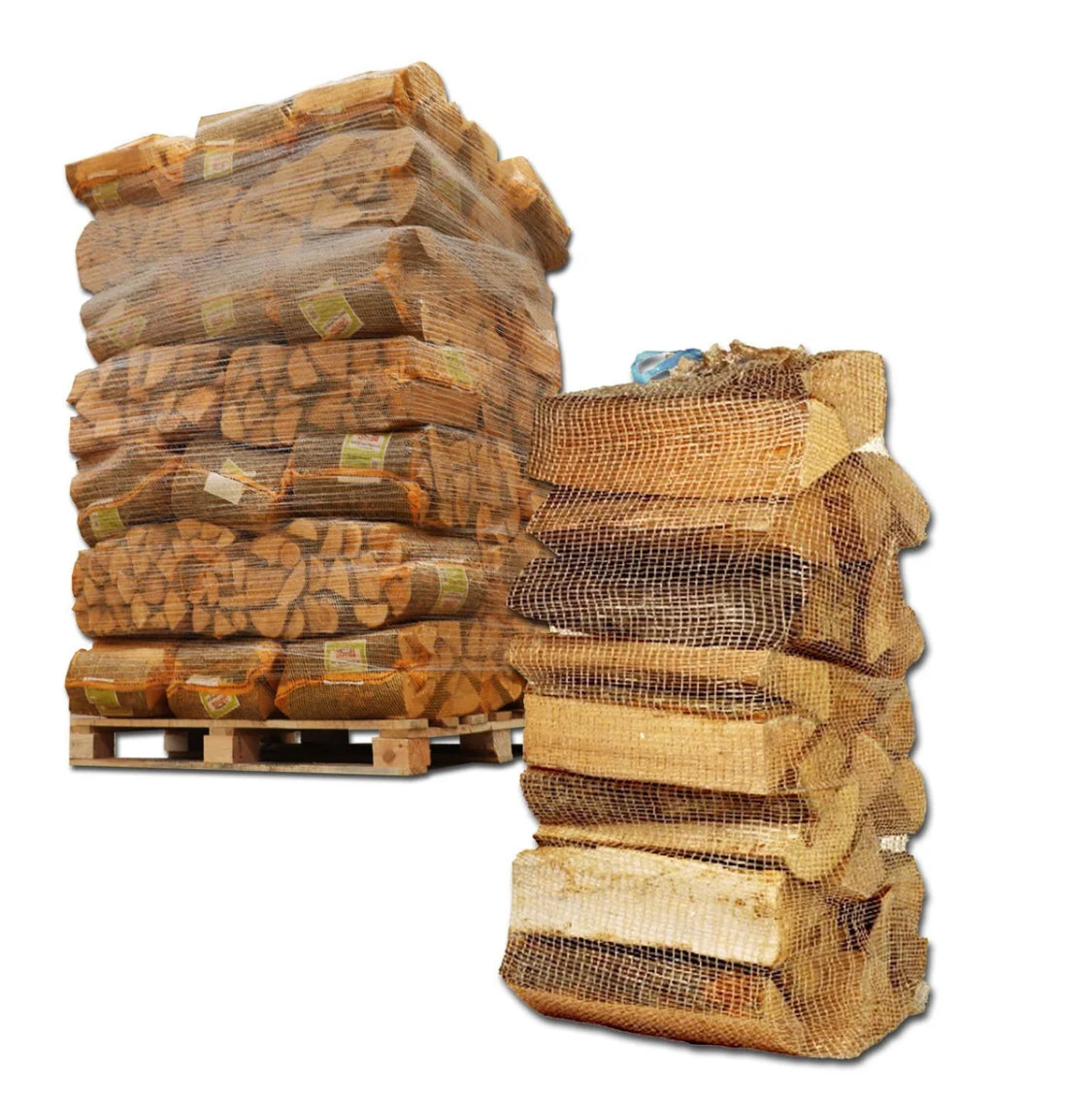 40 fagots de bois de chauffage de 25 kg chacun – mélange de feuillus 30 cm