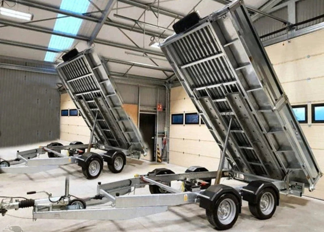 Remorque benne Indespension à 2 essieux – PTAC 2700 kg