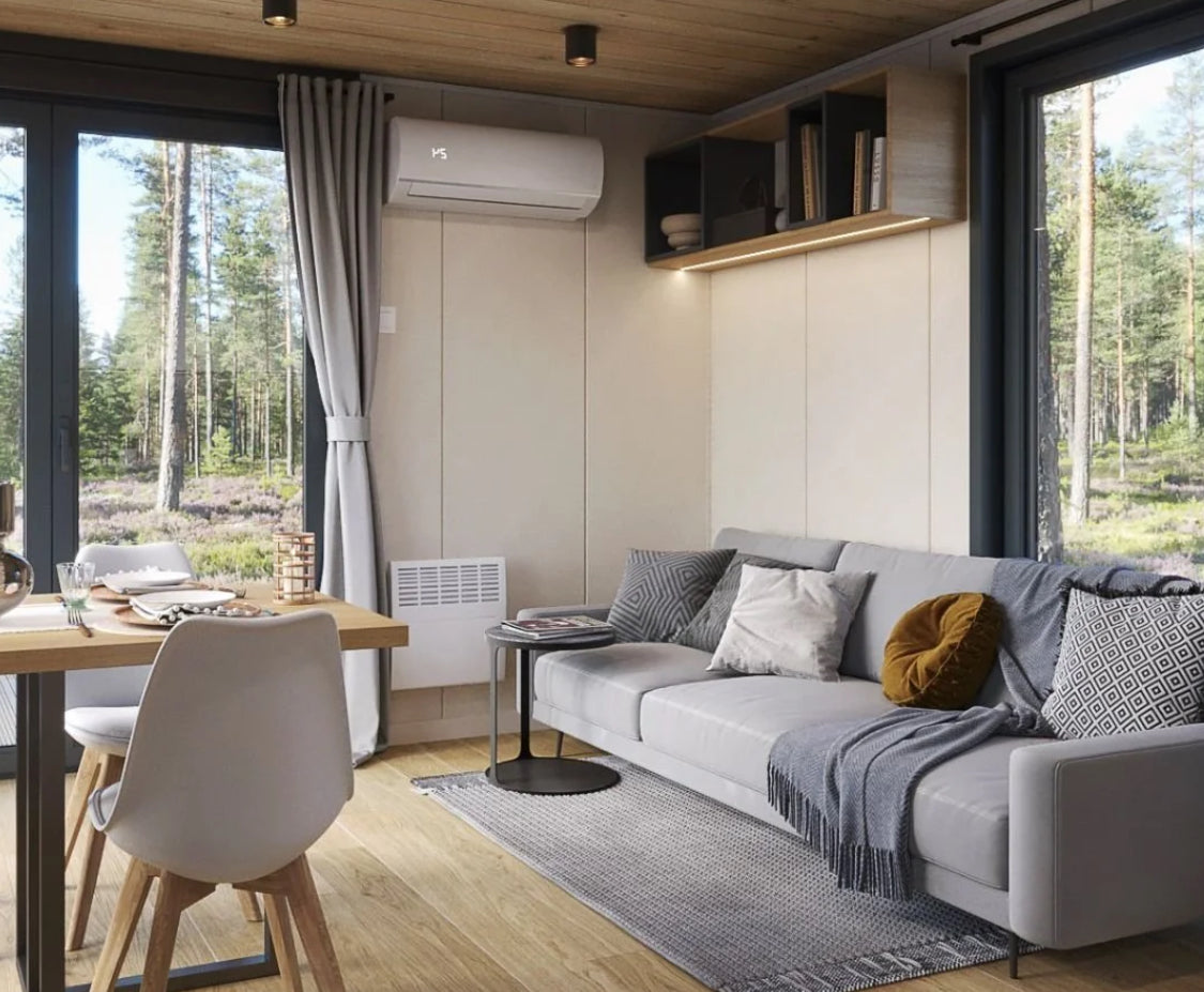 Maison modulaire clé en main de 67 m², architecture espagnole