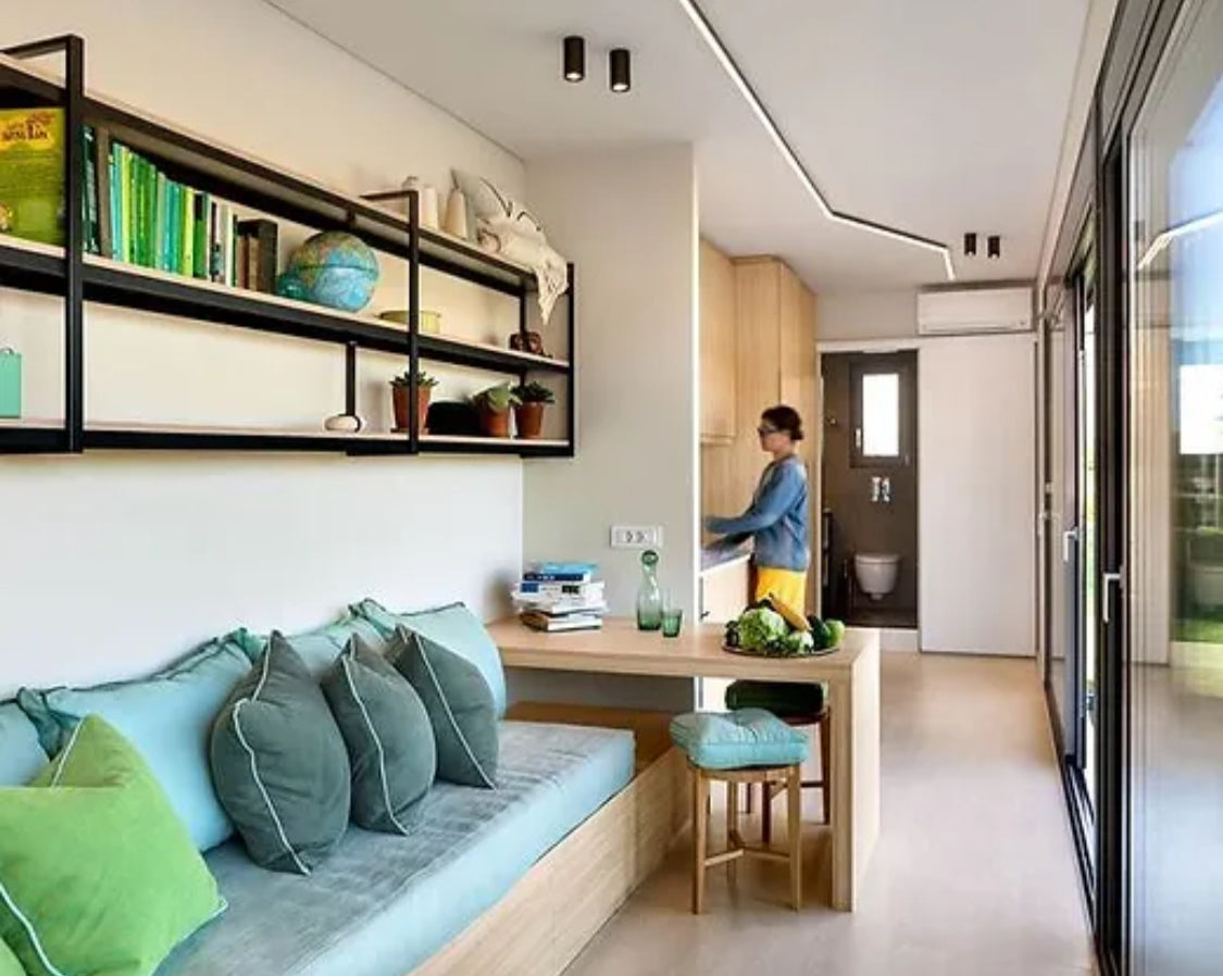 Module conteneur de 12 mètres, bureau habitable