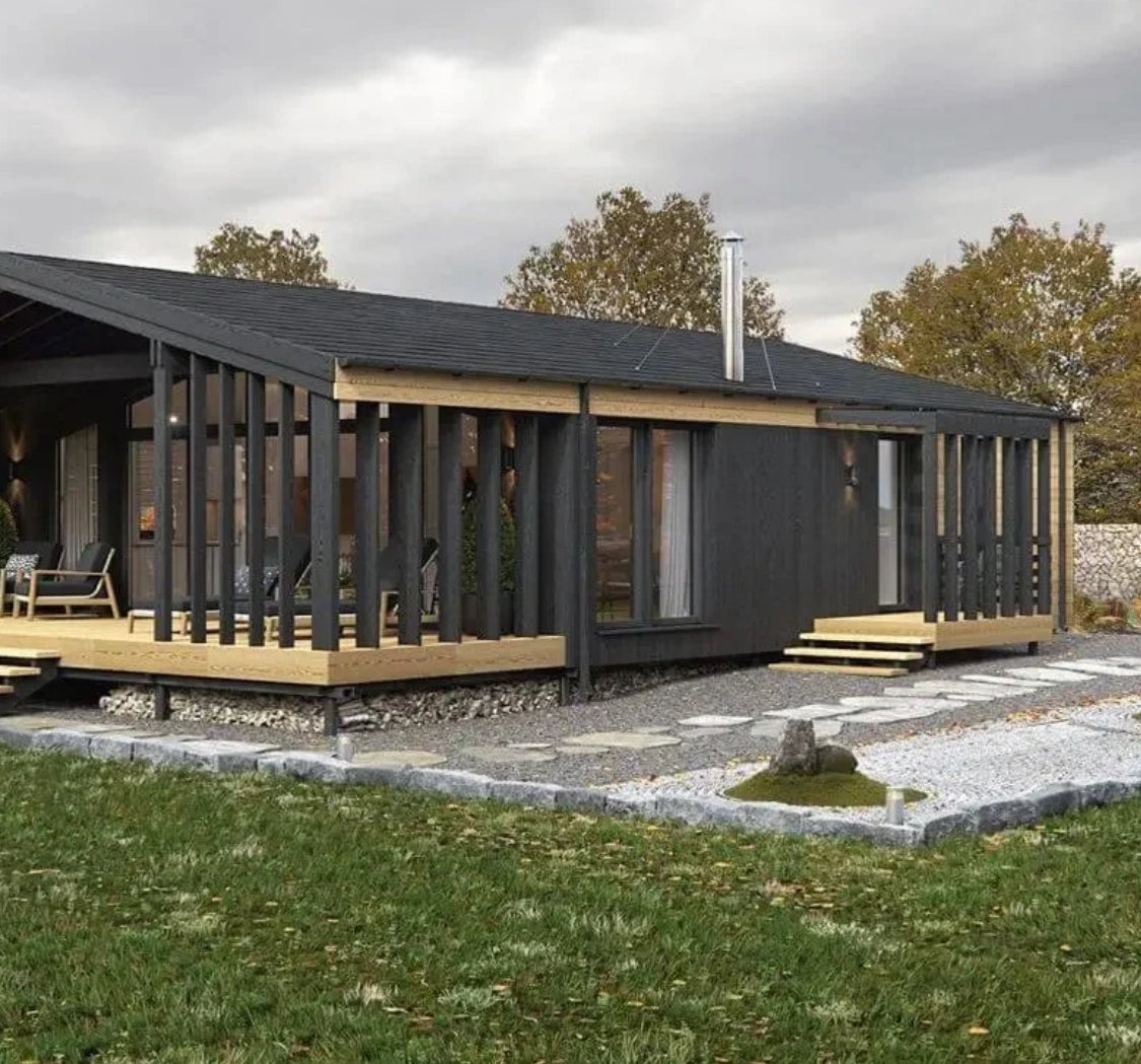 Chalet préfabriqué K-Home-M-80 disponible dès maintenant
