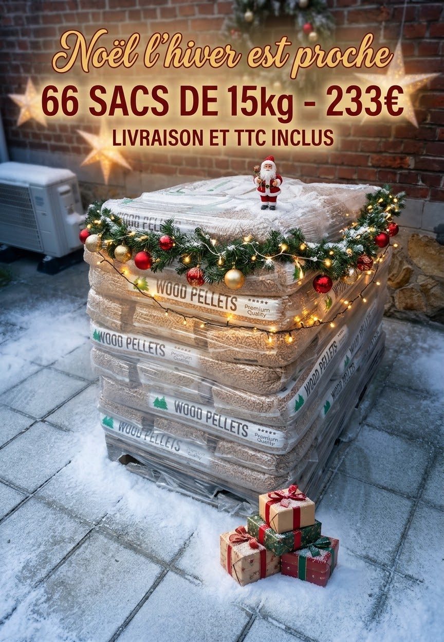 Pellet Total Premium — Palette de 66 sacs x 15 kg