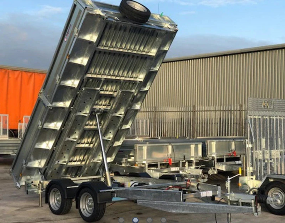 Remorque benne Indespension à 2 essieux – PTAC 2700 kg