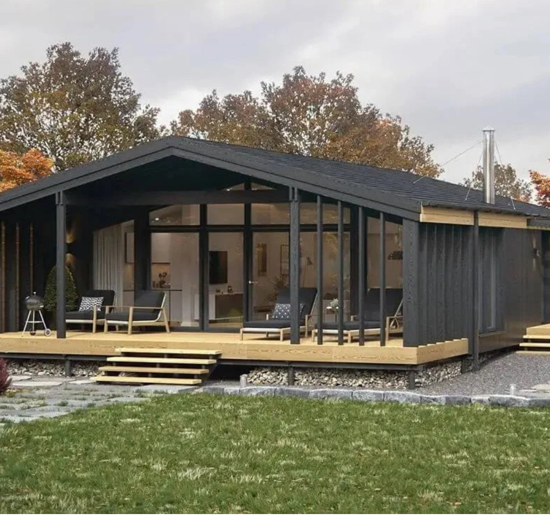 Chalet préfabriqué K-Home-M-80 disponible dès maintenant