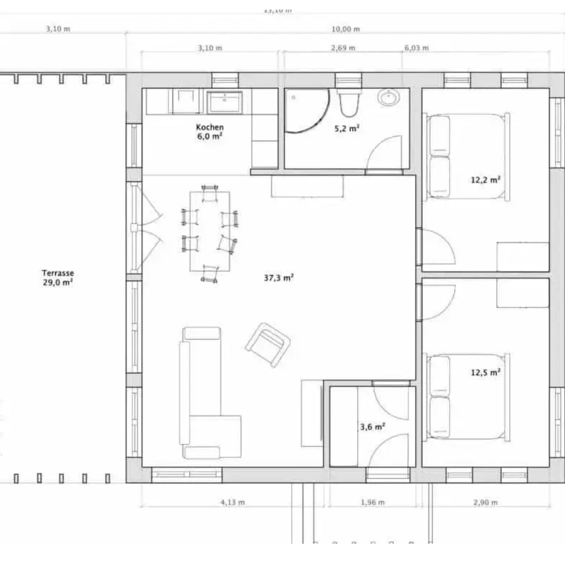 Chalet préfabriqué K-Home-M-80 disponible dès maintenant