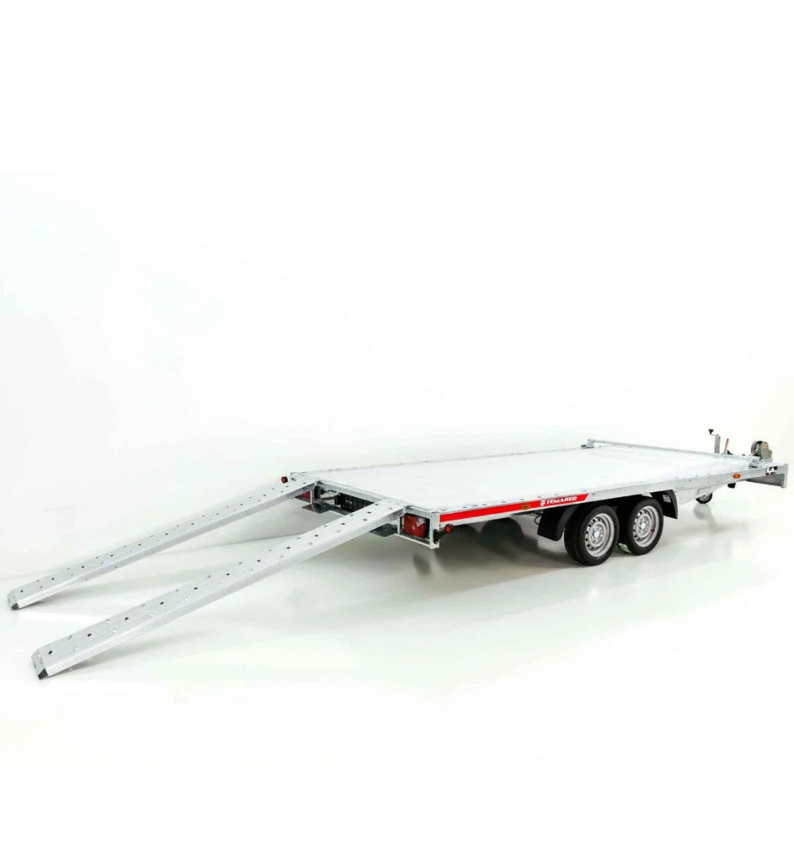 Remorque porte-voitures Temared CARLU 4521-S, plancher aluminium, 215 x 450 cm, 3,5 t - Neuve